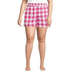 Women's Poplin Sleep Boxer Shorts