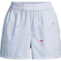 Women's Poplin Sleep Boxer Shorts