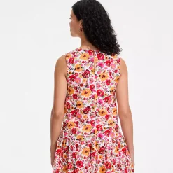 Women's Poplin Sleeveless Shell
