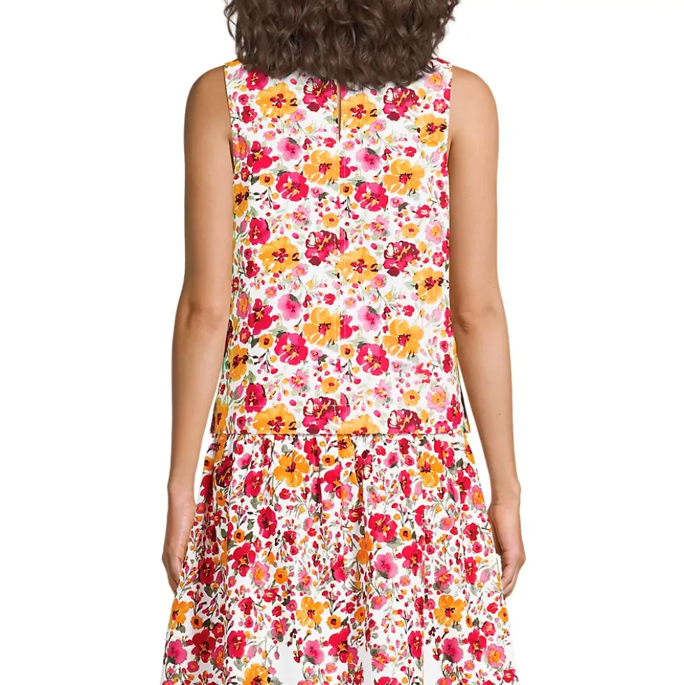 Women's Poplin Sleeveless Shell