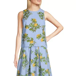 Women's Poplin Sleeveless Shell