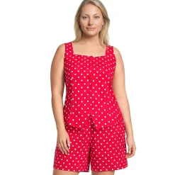 Women's Poplin Square Neck Vest