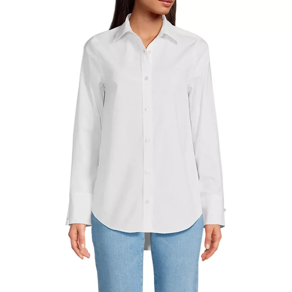 Women's Poplin Tie Sleeve Shirt