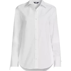Women's Poplin Tie Sleeve Shirt