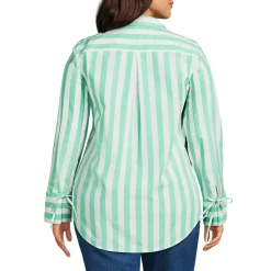 Women's Poplin Tie Sleeve Shirt