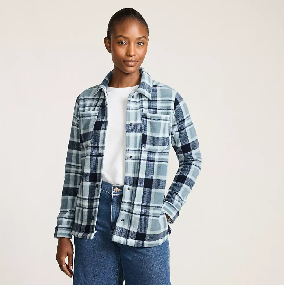 Women's Print Anyweather Fleece Shirt Jacket
