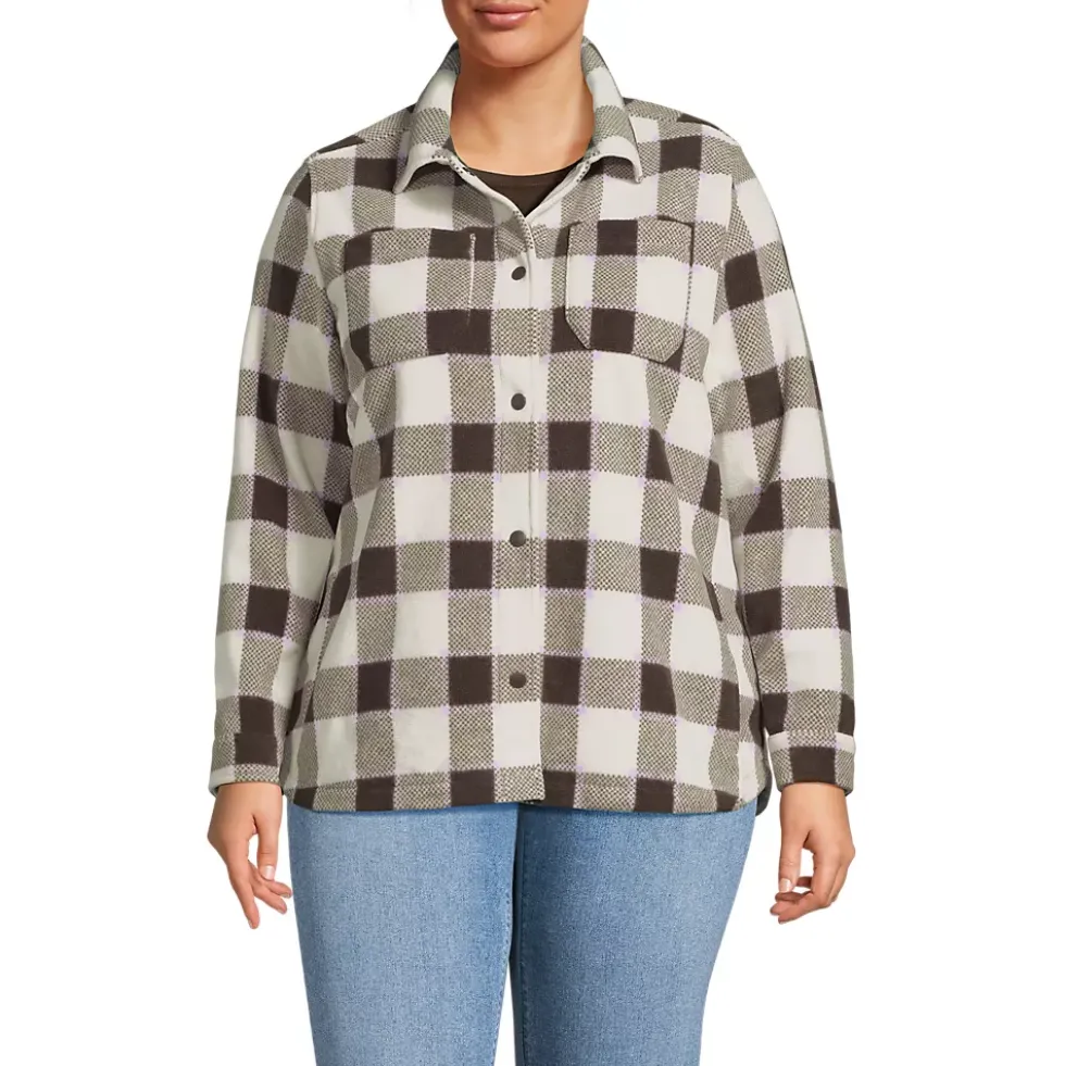 Women's Print Anyweather Fleece Shirt Jacket