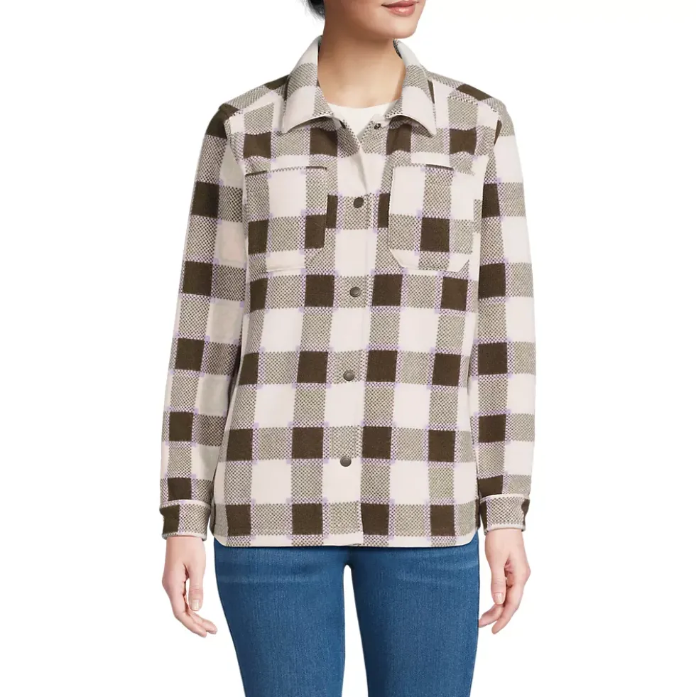 Women's Print Anyweather Fleece Shirt Jacket