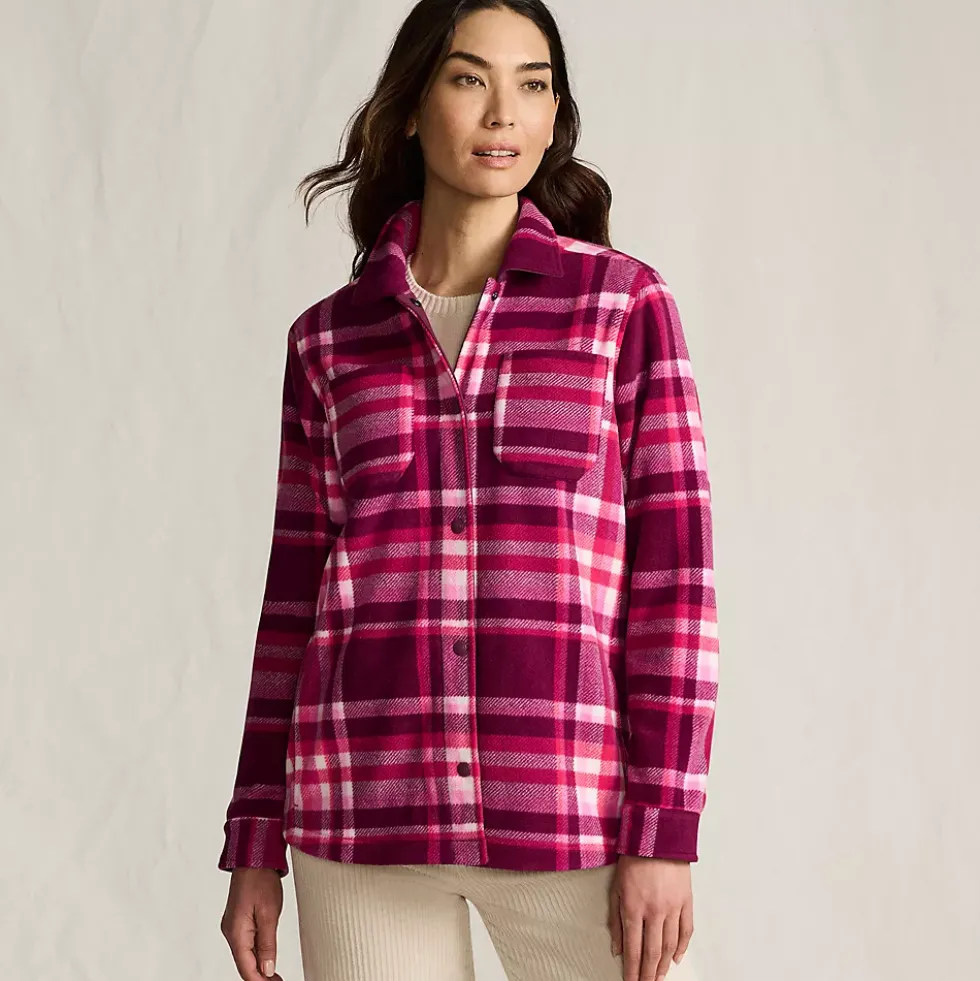 Women's Print Anyweather Fleece Shirt Jacket