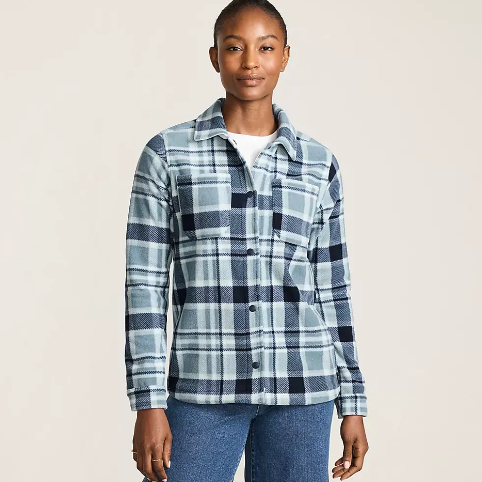 Women's Print Anyweather Fleece Shirt Jacket
