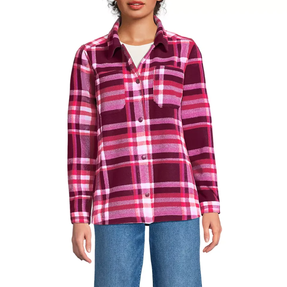 Women's Print Anyweather Fleece Shirt Jacket