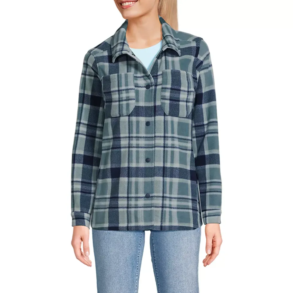 Women's Print Anyweather Fleece Shirt Jacket