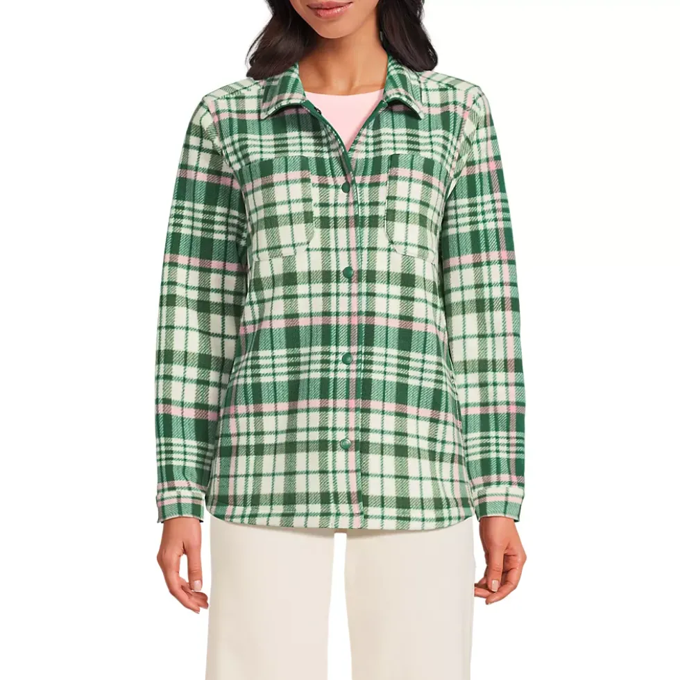 Women's Print Anyweather Fleece Shirt Jacket