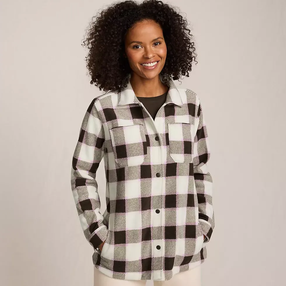 Women's Print Anyweather Fleece Shirt Jacket