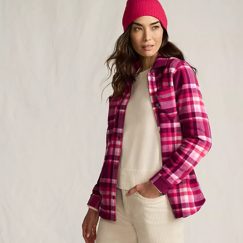 Women's Print Anyweather Fleece Shirt Jacket