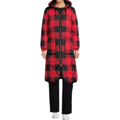 Women's Print FeatherFree Insulated Diamond Quilted Maxi Coat