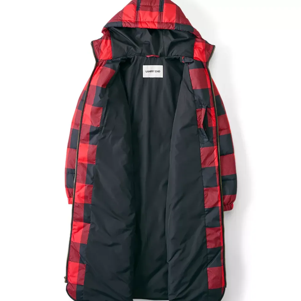 Women's Print FeatherFree Insulated Diamond Quilted Maxi Coat