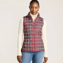 Women's Print FeatherFree Quilted Insulated Vest