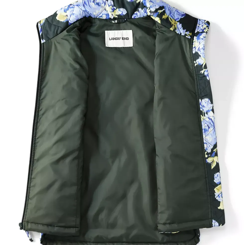 Women's Print FeatherFree Quilted Insulated Vest