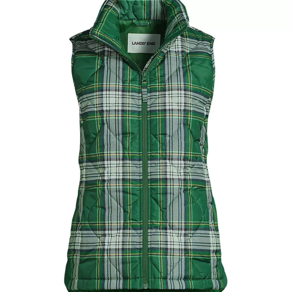 Women's Print FeatherFree Quilted Insulated Vest