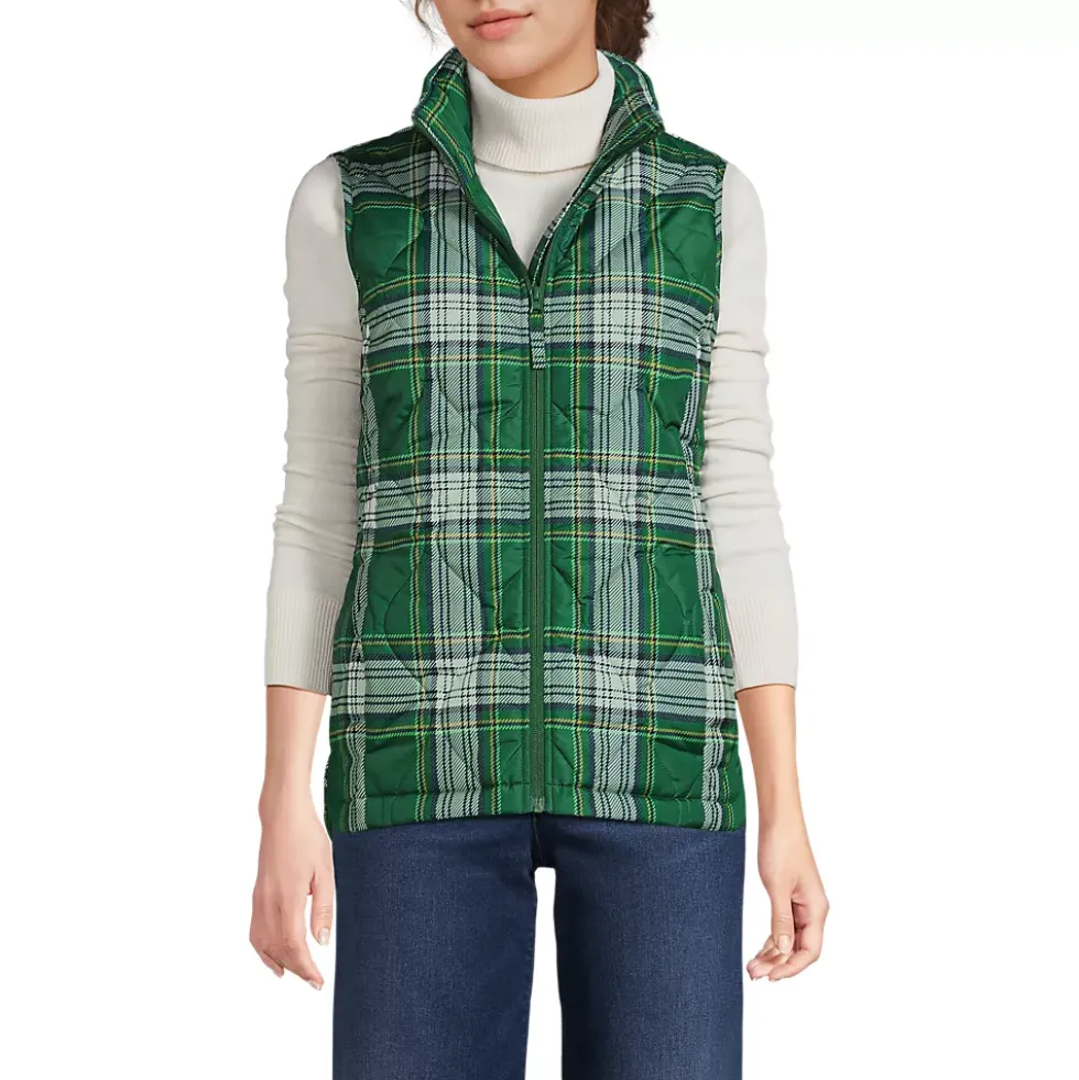 Women's Print FeatherFree Quilted Insulated Vest