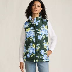 Women's Print FeatherFree Quilted Insulated Vest