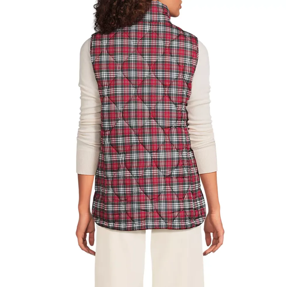 Women's Print FeatherFree Quilted Insulated Vest