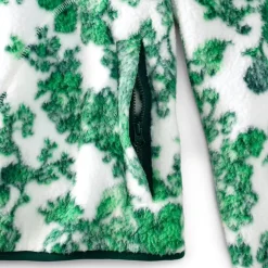 Women's Print Half Zip Cozy Sherpa Fleece Pullover