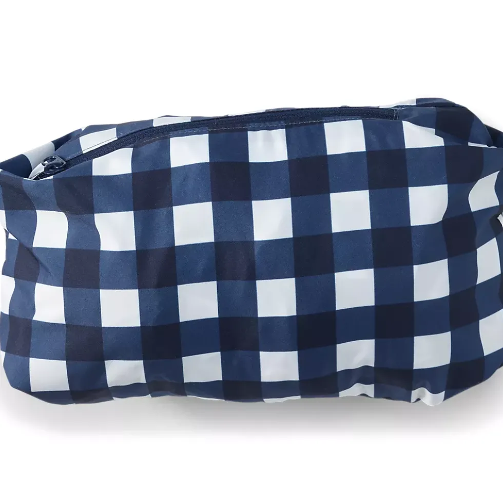 Women's Print Waterproof Hooded Packable Raincoat