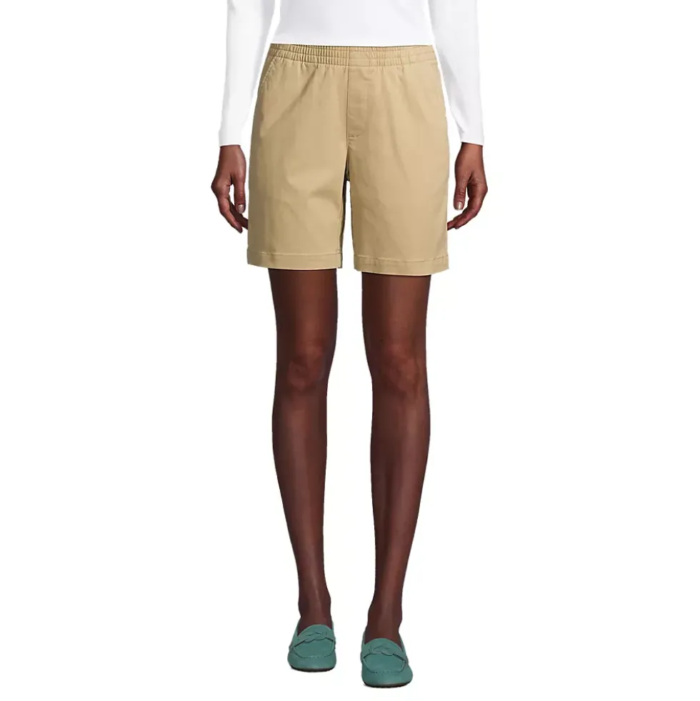 Women's Pull On 7" Chino Shorts