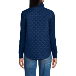 Women's Quilted Sweater Hybrid Barn Jacket