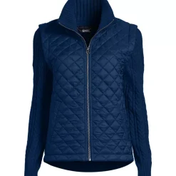 Women's Quilted Sweater Hybrid Barn Jacket