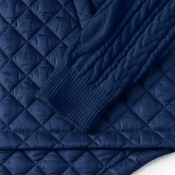 Women's Quilted Sweater Hybrid Barn Jacket