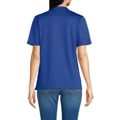 Women's Rapid Dry Short Sleeve V-Neck Henley Shirt