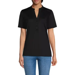 Women's Rapid Dry Short Sleeve V-Neck Henley Shirt