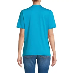 Women's Rapid Dry Short Sleeve V-Neck Henley Shirt