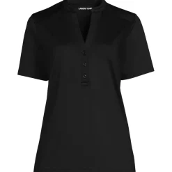 Women's Rapid Dry Short Sleeve V-Neck Henley Shirt