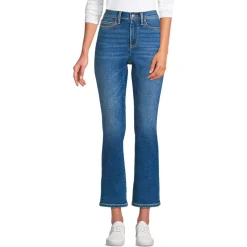 Women's Recover Denim High Rise Kick Flare Crop Jeans