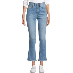 Women's Recover Denim High Rise Kick Flare Crop Jeans