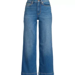Women's Recover Denim High Rise Wide Leg Crop Jeans