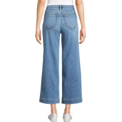 Women's Recover Denim High Rise Wide Leg Crop Jeans