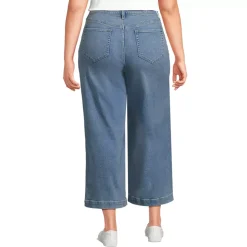 Women's Recover Denim High Rise Wide Leg Crop Jeans