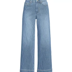 Women's Recover Denim High Rise Wide Leg Crop Jeans