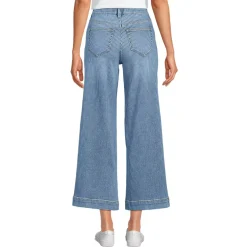 Women's Recover Denim High Rise Wide Leg Crop Jeans