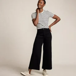 Women's Recover Denim High Rise Patch Pocket Extra Wide Leg Crop Jeans