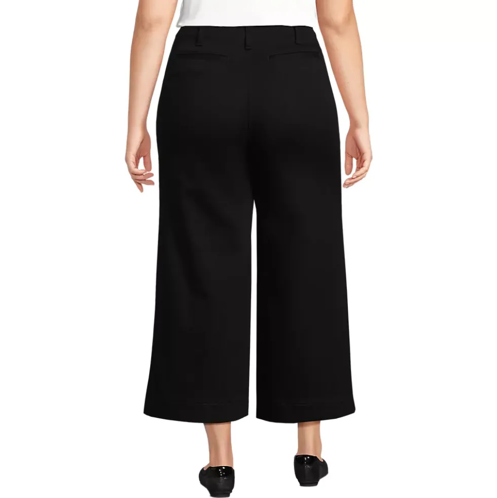 Women's Recover Denim High Rise Patch Pocket Extra Wide Leg Crop Jeans