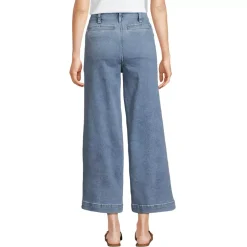 Women's Recover Denim High Rise Patch Pocket Extra Wide Leg Crop Jeans