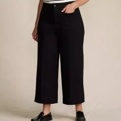 Women's Recover Denim High Rise Patch Pocket Extra Wide Leg Crop Jeans