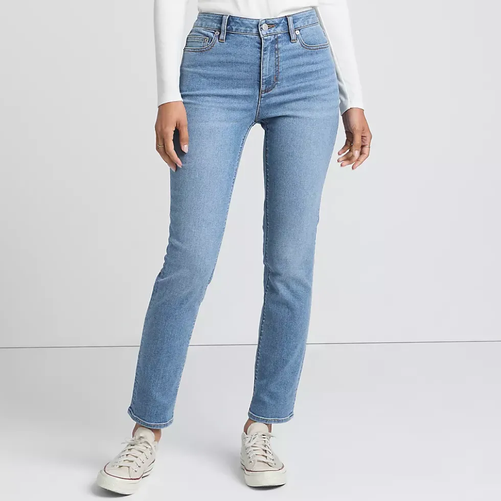 Women's Recover Denim Mid Rise Slim Leg Jeans
