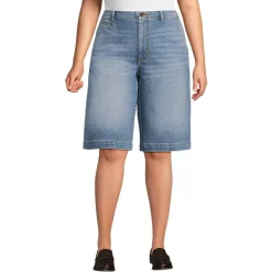 Women's Recover Denim Mid Rise 12" Trouser Shorts